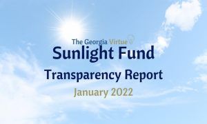 January 2022 Sunlight Fund Transparency Report cover photo