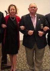 Jackie Johnson with Glynn County Sheriff Neal Jump