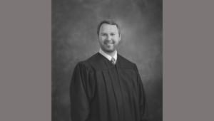 Cushner appears in judicial robe after named State Court Judge