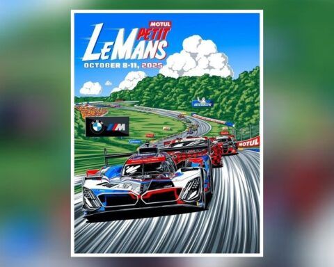 2025 Petit Le Mans Race Poster by Samantha Zimmerman