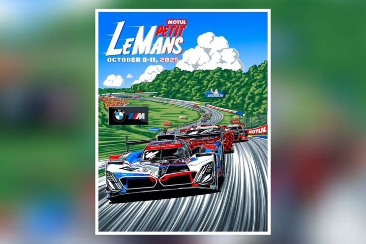 2025 Petit Le Mans Race Poster by Samantha Zimmerman