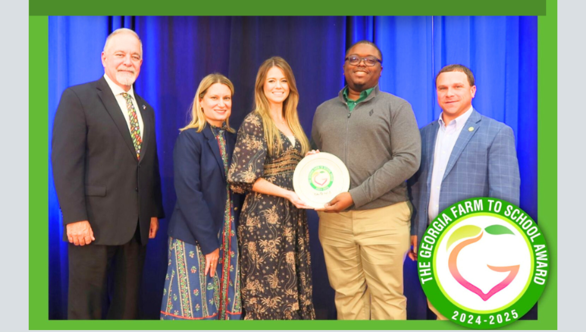 Bulloch County School Nutrition wins GA Farm to School Award