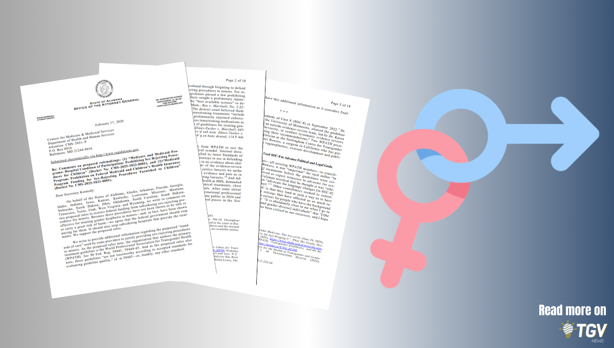 Carr Says He’s Pushing for “Permanent Halt of Medicare and Medicaid Funding for Child Sex-Change Procedures